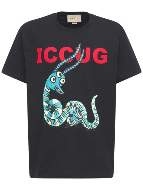 gucci graphic t shirt|gucci animal print t shirts.